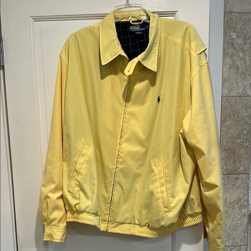 Polo by Ralph Lauren Men's Yellow Windbreaker